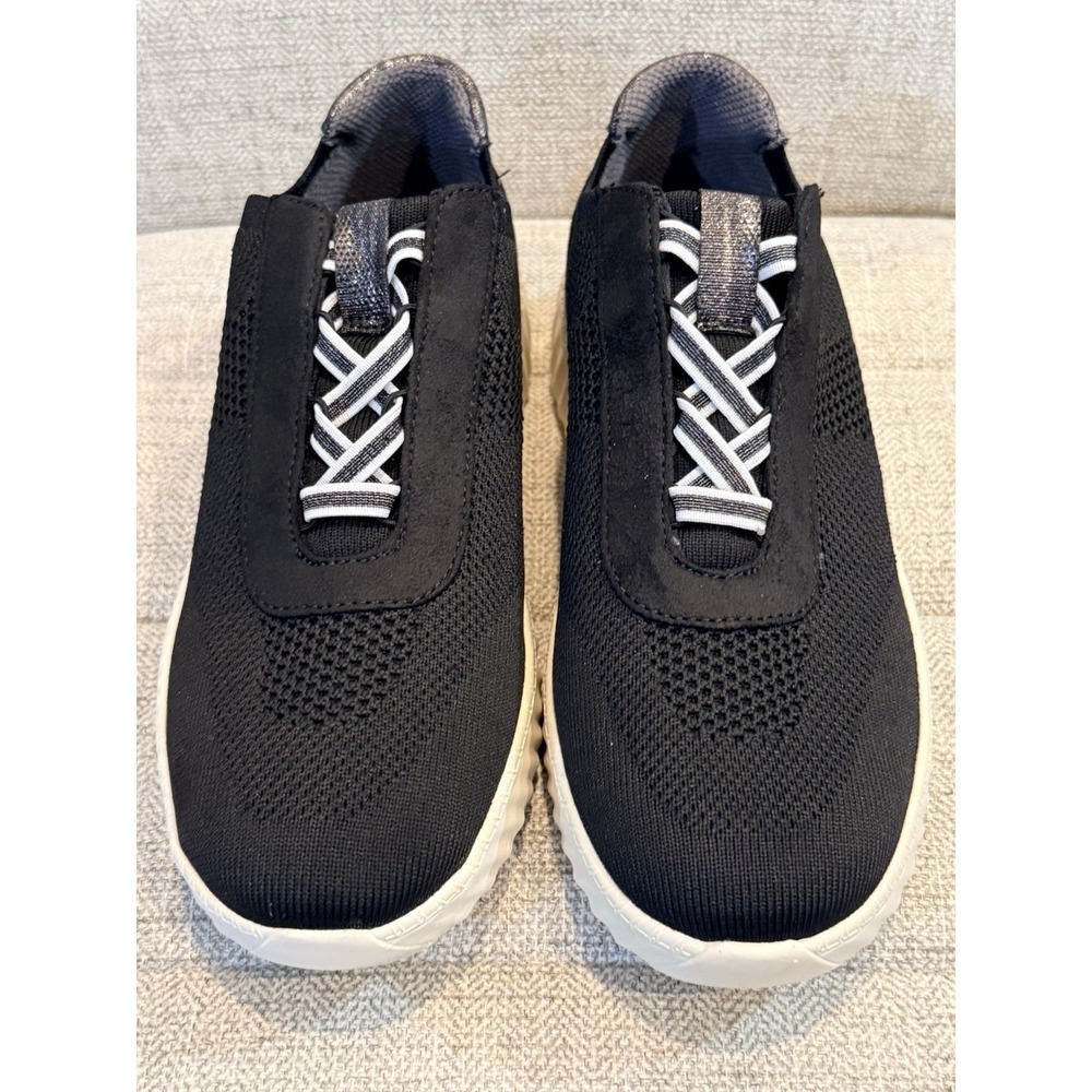 Bzees for LifeStride Wanderer Black Wide Width Slip On Sneakers Women's 8.5Comfy